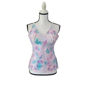 Ruby Ribbon Heritage Cami Style 1798 Tie Dye Shapewear Tank Size 34 Pastel